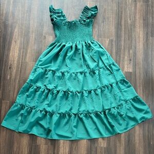 Hill House Green Ellie Nap Dress with Pockets New, Never Used